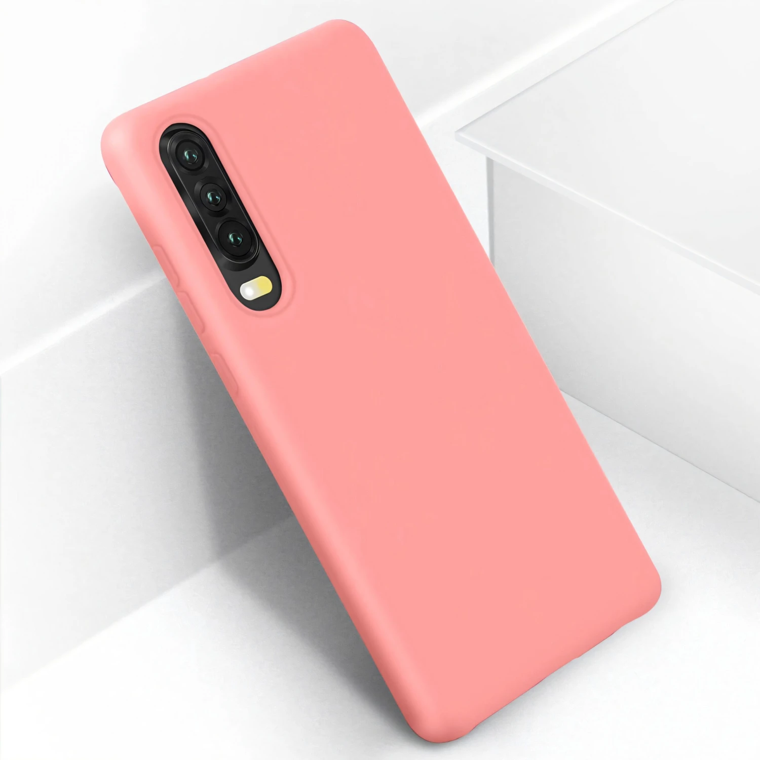 Coque Silicone P30 Semi Rigide Avec Finition Cool Touch Rose 10 Coque Silicone P30 Semi Rigide Avec Finition Cool Touch Rose – Image 8