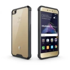 Coque Antichoc Transparente Huawei P8 Lite 2017 / Honor 8 Lite Noir -All For Phone Magasin coque huawei p8 lite 2017 frac2519 11