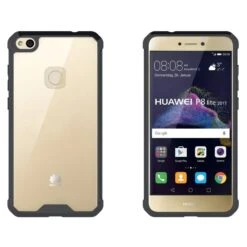 Coque Antichoc Transparente Huawei P8 Lite 2017 / Honor 8 Lite Noir -All For Phone Magasin coque huawei p8 lite 2017 frac2519 2