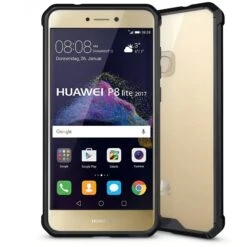 Coque Antichoc Transparente Huawei P8 Lite 2017 / Honor 8 Lite Noir -All For Phone Magasin coque huawei p8 lite 2017 frac2519 4