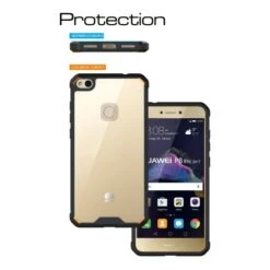 Coque Antichoc Transparente Huawei P8 Lite 2017 / Honor 8 Lite Noir -All For Phone Magasin coque huawei p8 lite 2017 frac2519 6