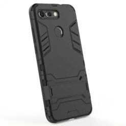 Coque Antichoc Huawei View 20 Et Huawei V20 Avec Support Noir -All For Phone Magasin coque huawei v20 frac3061 7