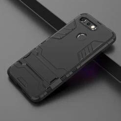 Coque Antichoc Huawei View 20 Et Huawei V20 Avec Support Noir -All For Phone Magasin coque huawei v20 frac3061 9