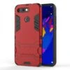 Coque Antichoc Huawei View 20 Et Huawei V20 Avec Support Rouge