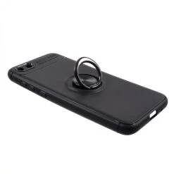 Coque Silicone Huawei Y5 2018 / Y5 Prime 2018 Avec Anneau En Metal Noir -All For Phone Magasin coque huawei y5 prime 2018 frac2970 2