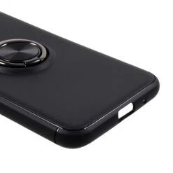 Coque Silicone Huawei Y5 2018 / Y5 Prime 2018 Avec Anneau En Metal Noir -All For Phone Magasin coque huawei y5 prime 2018 frac2970 4