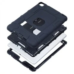 Coque Antichoc Renforcé 2 En 1 IPad Air 2 Avec Petit Support Noir -All For Phone Magasin coque ipad air 2 frac2692 6