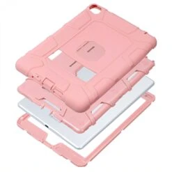 Coque Antichoc Renforcé 2 En 1 IPad Air 2 Avec Petit Support Rose -All For Phone Magasin coque ipad air 2 frac2693 6