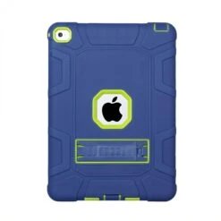Coque Antichoc Renforcé 2 En 1 IPad Air 2 Avec Petit Support Bleu Foncé