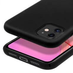 Coque Silicone IPhone 11 Semi Rigide Avec Finition Cool Touch Noir -All For Phone Magasin coque iphone 11 frac3199 8