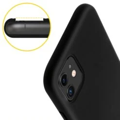 Coque Silicone IPhone 11 Semi Rigide Avec Finition Cool Touch Noir -All For Phone Magasin coque iphone 11 frac3199 9