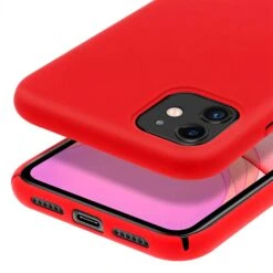 Coque Silicone IPhone 11 Semi Rigide Avec Finition Cool Touch Rouge -All For Phone Magasin coque iphone 11 frac3200 4