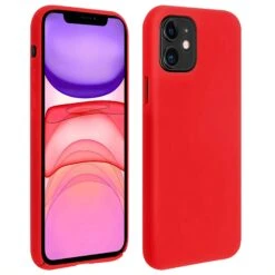 Coque Silicone IPhone 11 Semi Rigide Avec Finition Cool Touch Rouge -All For Phone Magasin coque iphone 11 frac3200 6