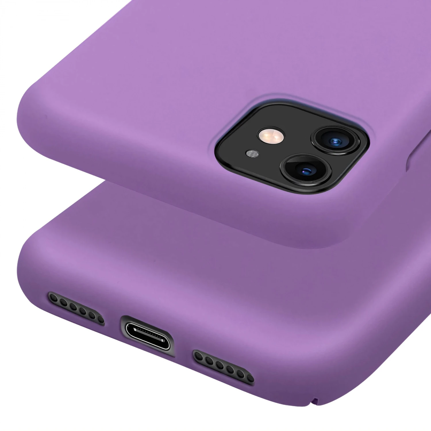 Coque Silicone IPhone 11 Semi Rigide Avec Finition Cool Touch Violet 14 Coque Silicone IPhone 11 Semi Rigide Avec Finition Cool Touch Violet – Image 12