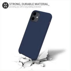 Coque Silicone IPhone 11 Semi Rigide Avec Finition Cool Touch Bleu -All For Phone Magasin coque iphone 11 frac3202 4