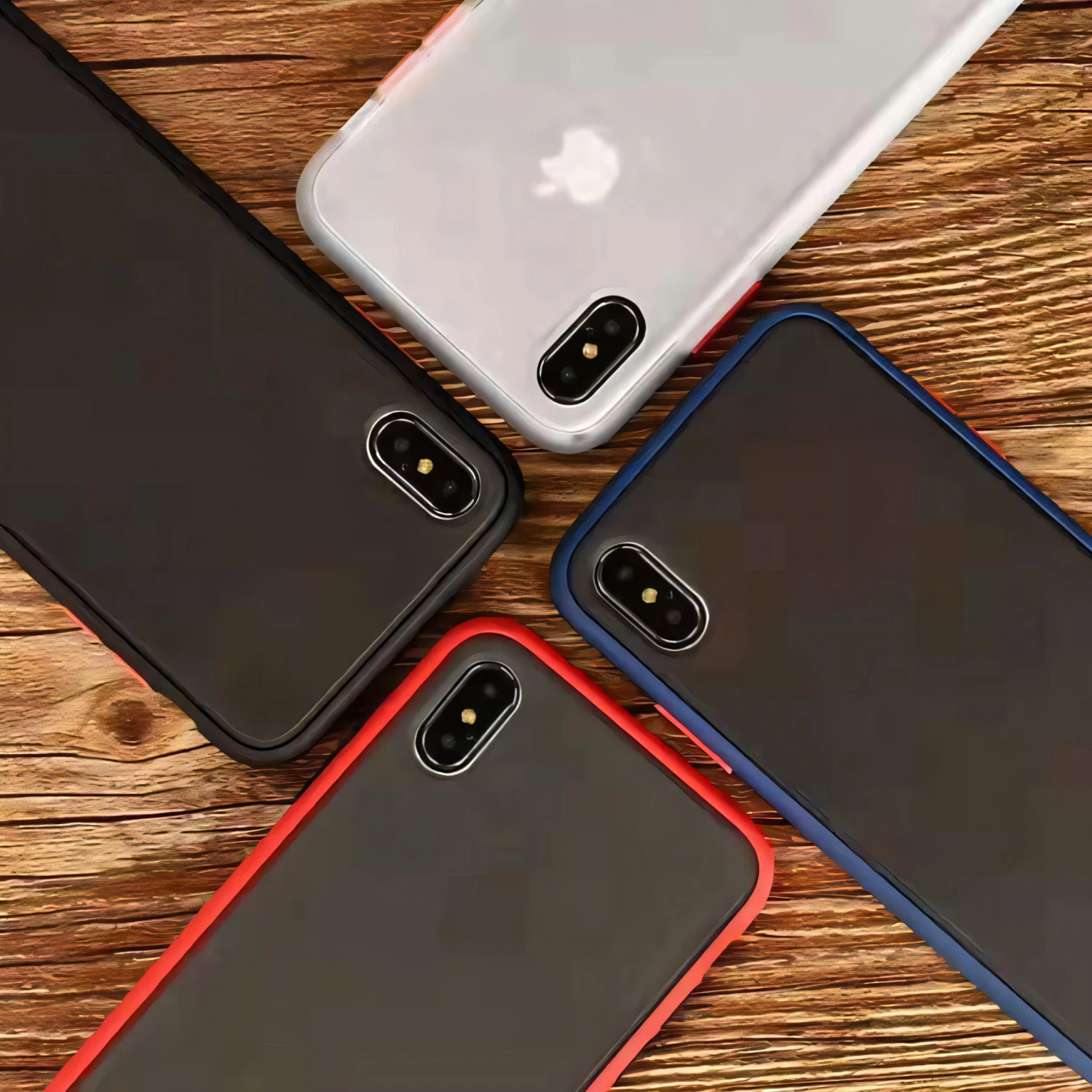 Coque Aspect Clear Avec Bords Silicone Antichocs IPhone 11 Bleu 3 Coque Aspect Clear Avec Bords Silicone Antichocs IPhone 11 Bleu