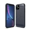Coque IPhone 11 Style Fibre De Carbone Brossé - Bleu Foncé -All For Phone Magasin coque iphone 11 frac3323