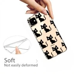Coque Silicone IPhone 11 Fantaisie Petits Chats - Noir -All For Phone Magasin coque iphone 11 frac3336 2