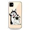 Coque Silicone IPhone 11 Fantaisie Les Deux Chiens 1 Coque Silicone IPhone 11 Fantaisie Les Deux Chiens -All For Phone Magasin coque iphone 11 frac3343