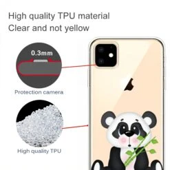 Coque Silicone IPhone 11 Fantaisie Panda Au Bambou -All For Phone Magasin coque iphone 11 frac3344 1