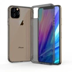 Coque Antichoc IPhone 11 Pro Avec Plugs Anti Poussière - Noir
