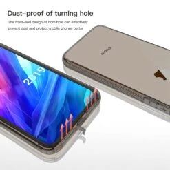 Coque Antichoc IPhone 11 Pro Avec Plugs Anti Poussière - Noir -All For Phone Magasin coque iphone 11 frac3359 5