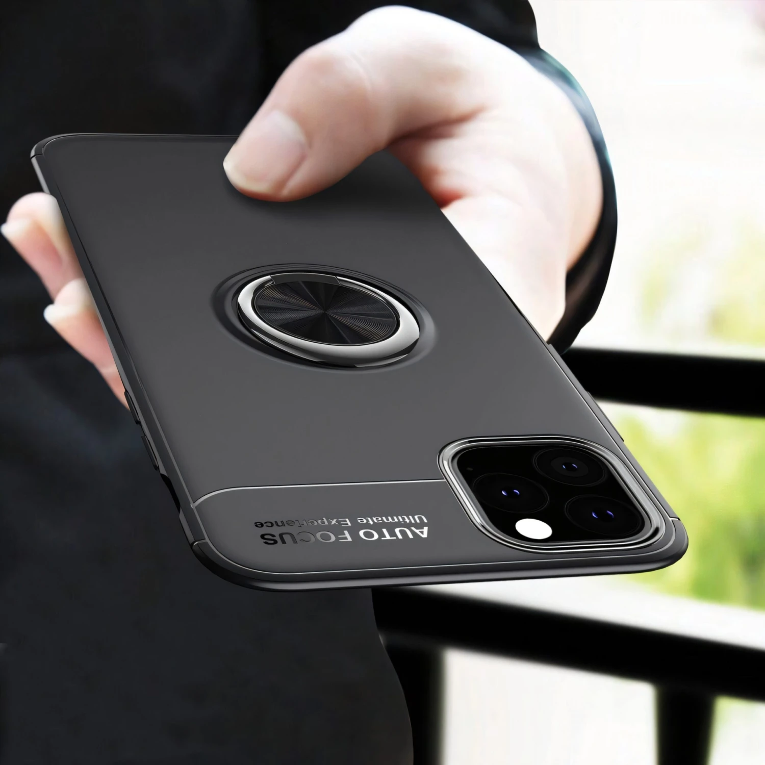 Coque Antichoc IPhone 11 Avec Anneau Pour Support Aimanté - Noir 16 Coque Antichoc IPhone 11 Avec Anneau Pour Support Aimanté - Noir – Image 14