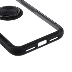 Coque Transparente IPhone 11 Avec Anneau Métallique - Noir -All For Phone Magasin coque iphone 11 frac3366 5