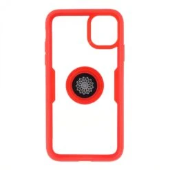 Coque Transparente IPhone 11 Avec Anneau Métallique - Rouge -All For Phone Magasin coque iphone 11 frac3367 2