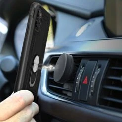 Coque Antichoc IPhone 11 Pro Avec Anneau Magnétique XSSIVE Noir -All For Phone Magasin coque iphone 11 pro frac3216 4