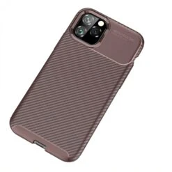 Coque IPhone 11 Pro Style Fibre De Carbone - Marron -All For Phone Magasin coque iphone 11 pro frac3318 1