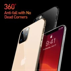 Coque Antichoc Transparente IPhone 11 Pro BASEUS - Noir -All For Phone Magasin coque iphone 11 pro frac3384 3