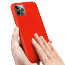 Coque Silicone IPhone 11 Pro Max Semi Rigide Avec Finition Cool Touch Rouge -All For Phone Magasin coque iphone 11 pro max frac3195 2