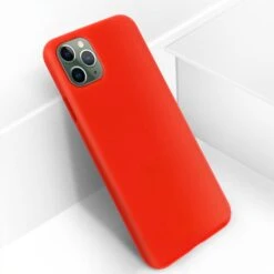 Coque Silicone IPhone 11 Pro Max Semi Rigide Avec Finition Cool Touch Rouge -All For Phone Magasin coque iphone 11 pro max frac3195 7
