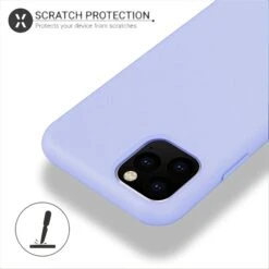 Coque Silicone IPhone 11 Pro Max Semi Rigide Avec Finition Cool Touch Violet -All For Phone Magasin coque iphone 11 pro max frac3196 6
