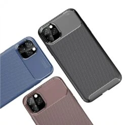 Coque IPhone 11 Pro Max Style Fibre De Carbone - Bleu Foncé -All For Phone Magasin coque iphone 11 pro max frac3314 2