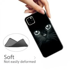 Coque Silicone IPhone 11 Pro Max Cat Eyes - Noir -All For Phone Magasin coque iphone 11 pro max frac3333 2