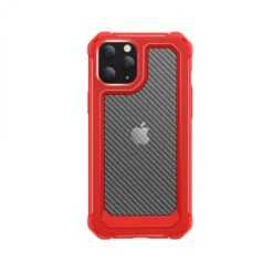Coque Antichoc IPhone 12 Mini Style Fibre De Carbone - Rouge -All For Phone Magasin coque iphone 12 mini frac3433 1