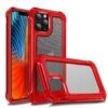 Coque Antichoc IPhone 12 Mini Style Fibre De Carbone - Rouge -All For Phone Magasin coque iphone 12 mini frac3433