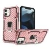 Coque Antichoc Hybride IPhone 12 Mini Avec Anneau - Rose