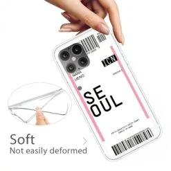 Coque Silicone IPhone 12 Mini Billet D'embarquement Pour Seoul -All For Phone Magasin coque iphone 12 mini frac3506 3