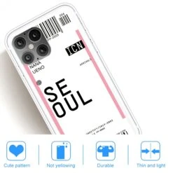 Coque Silicone IPhone 12 Mini Billet D'embarquement Pour Seoul -All For Phone Magasin coque iphone 12 mini frac3506 4