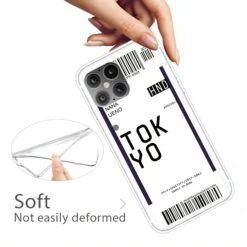 Coque Silicone IPhone 12 Mini Billet D'embarquement Pour Tokyo Nana -All For Phone Magasin coque iphone 12 mini frac3507 3