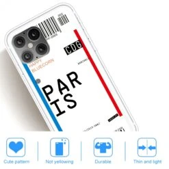 Coque Silicone IPhone 12 Mini Billet D'embarquement Pour Paris -All For Phone Magasin coque iphone 12 mini frac3510 4