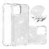Coque Silicone IPhone 12 Mini Fantaisie Poussières D'étoiles - Blanc