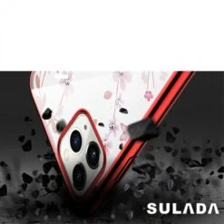 Coque De Protection IPhone 12 Mini Luxe Blooms Serie Rhinestones - Rouge -All For Phone Magasin coque iphone 12 mini frac3517 2