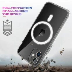 Coque Silicone Antichoc IPhone 12 Mini Charge Sans Fil Transparent -All For Phone Magasin coque iphone 12 mini frac3848 5