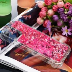 Coque Antichoc IPhone 12 Mini - Paillettes Rose -All For Phone Magasin coque iphone 12 mini frac4094 6