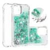 Coque Antichoc IPhone 12 Mini - Paillettes Vert