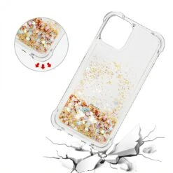 Coque Antichoc IPhone 12 Mini - Paillettes Or -All For Phone Magasin coque iphone 12 mini frac4097 4